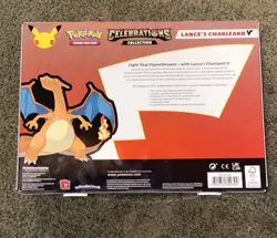 Pokemon Celebrations Lance's Charizard V Collection Box Promo 25th Anniversary - Image 3