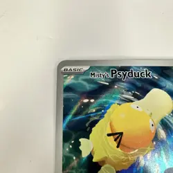 Pokemon Misty's Psyduck 70 HP Illustration Rare Holo Full Art Sv10 193/182 - Image 3
