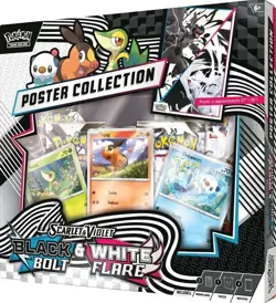 POKEMON BLACK BOLT WHITE FLARE POSTER COLLECTION BOX - Image 1