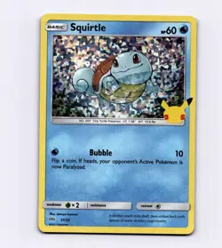 Squirtle 17/25 McDonald's 25th Anniversary Celebrations NM Pokemon Promo Holo - Image 1