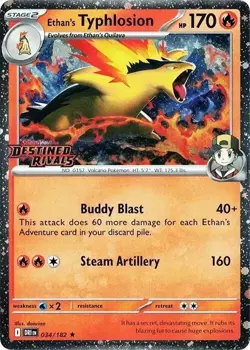 Destined Rivals Build & Battle Prerelease Promo - Pokemon TCG - NM - Image 2