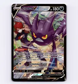 Crobat V TG20/TG30 SWSH11: Lost Origin Trainer Gallery Full Art NM Pokemon - Image 1
