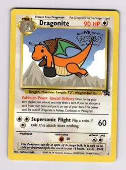 Dragonite (Movie Promo) 05/53 WB Warner Brothers WoTC Stamped Promo 1999 Pokemon - Image 1