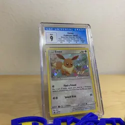 Eevee Holo Black Star Promo SM184 Galaxy SWIRL Pokemon Sun & Moon 2019 CGC 9 - Image 5