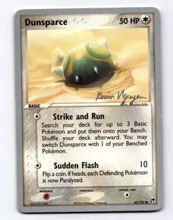 Dunsparce 60/100 Sandstorm Pokemon 2004 World Championships Kevin Nguyen LP/LP- - Image 1