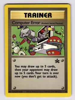 Computer Error (Rocket's Secret Machine) 16/53 WoTC Promo 1999 Pokemon Onix - Image 1