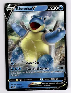 Blastoise V SWSH101 Sword & Shield Black Star Promo 2021 Pokemon - Image 1