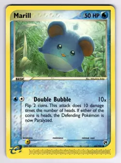 Marill 68/100 Sandstorm 2003 Pokemon E-Reader Mitsuhiro Arita LP - Image 1