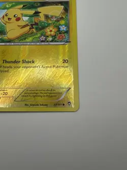 Pokemon TCG Pikachu 27/111 Reverse Holo XY Furious Fists - Image 5