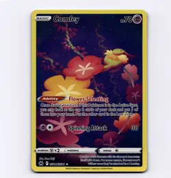 Comfey GG14/GG70 Ultra Rare Crown Zenith: Galarian Gallery Full Art NM Pokemon - Image 1