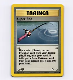 Super Rod 103/111 1st Edition Neo Genesis Common VTG Pokemon Kenji Kinebuchi - Image 1