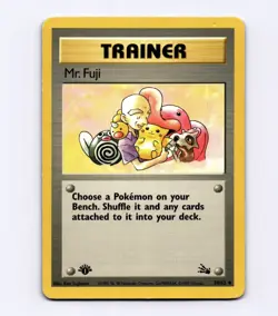 Mr. Fuji 58/62 1st Edition Fossil Uncommon VTG Pokemon Ken Sugimori - Image 1