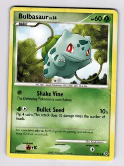 Bulbasaur 77/132 Secret Wonders 2007 Pokemon HP-DMG Kouki Saitou - Image 1