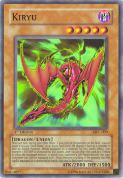 Kiryu - MFC-009 - Common - 1st Edition NM Yugioh Magicians Force - MFC - Image 1