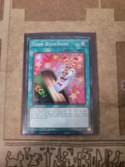 YUGIOH TOON BOOKMARK BLCR-EN067 SECRET 1ST ED NM - Image 1