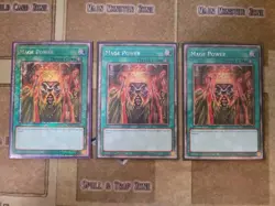 YUGIOH 3X MAGE POWER RA03-EN113 PLATINUM RARE 1ST ED NM - Image 1