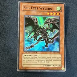 Yu-Gi-Oh! Red-Eyes Wyvern ANPR-ENSE2 Vintage Yugioh - Image 1