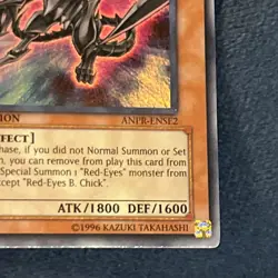 Yu-Gi-Oh! Red-Eyes Wyvern ANPR-ENSE2 Vintage Yugioh - Image 4