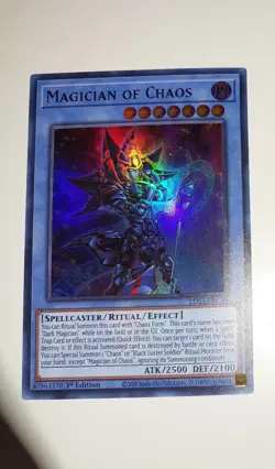 Yugioh LDS3-EN089 Magician Of Chaos STANDARD Ultra Rare 1ST EDITION NM - Image 3