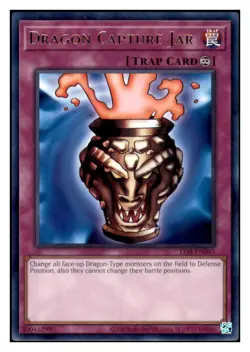Yugioh! Dragon Capture Jar-LOB-EN045- Rare-NM Unlimited - Image 1