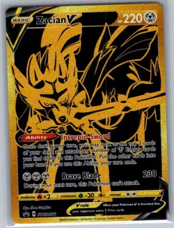 Zacian V SWSH076 SWSH: Sword & Shield Promo Cards - Pokemon Card - NM - Image 1