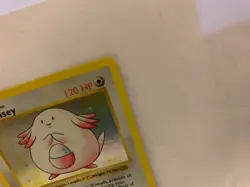 Genuine Chansey 3/102 Base Set Shadowless Vintage Holo Rare Pokemon Card - Image 4