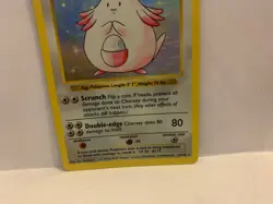 Genuine Chansey 3/102 Base Set Shadowless Vintage Holo Rare Pokemon Card - Image 5