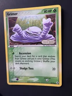 Vintage Pokemon Grimer 54/92 Legend Maker STAMPED Reverse Holo 2006 NM - Image 2