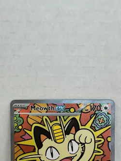 Pokemon Meowth ex 121/088 Special Illustration Rare - Perfect Order SIR English - Image 2