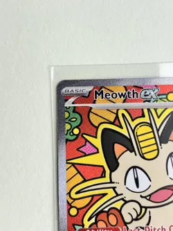 Meowth ex 121/088 ENGLISH Special Illustration Rare - Perfect Order SIR Pokemon - Image 2