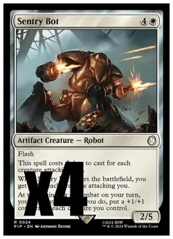 MTG | Sentry Bot (x4 Playset) | (NM) Universes Beyond: Fallout - Image 1