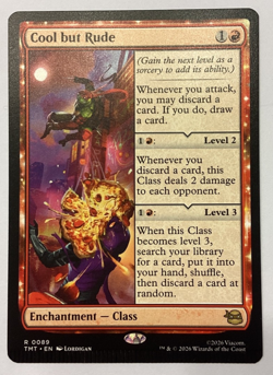 Cool but Rude #89 (NM) TMT Magic MTG miss cut crimped - Image 1