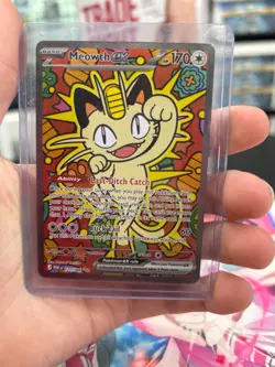 Meowth ex 121/088 ENGLISH Special Illustration Rare - Perfect Order SIR Pokemon - Image 1
