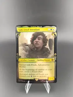 Sam, Loyal Attendant (Showcase Scrolls Foil) MTG: LOTR - Image 1