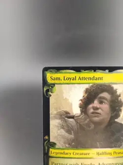 Sam, Loyal Attendant (Showcase Scrolls Foil) MTG: LOTR - Image 3
