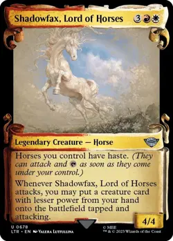 Shadowfax, Lord of Horses (Showcase Scrolls) - The Lord of the Rings - 678 - Image 1