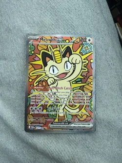 Meowth ex SIR Special Illustration Rare 121/088 Pokemon Perfect Order MINT - Image 1