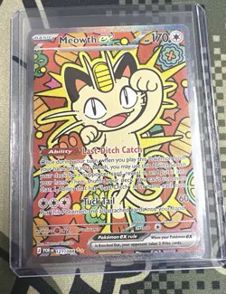 Meowth ex 121/088 ENGLISH Special Illustration Rare - Perfect Order SIR Pokemon - Image 1