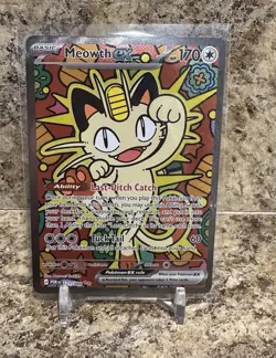 Meowth ex 121/088 ENGLISH Special Illustration Rare - Perfect Order SIR Pokemon - Image 2