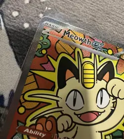 Meowth ex 121/088 ENGLISH Special Illustration Rare - Perfect Order SIR Pokemon - Image 4