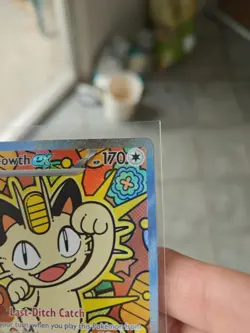 Pokemon Meowth ex Perfect Order 121/088 Special Illustration Rare SIR Pack Fresh - Image 4