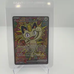 Meowth ex 121/088 ENGLISH Special Illustration Rare - Perfect Order SIR Pokemon - Image 1