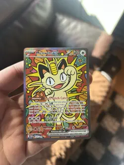 Meowth ex 121/088 ENGLISH Special Illustration Rare - Perfect Order SIR Pokemon - Image 1