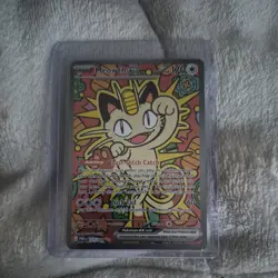 Meowth ex 121/088 ENGLISH Special Illustration Rare - Perfect Order SIR Pokemon - Image 1