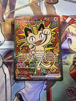 Meowth ex 121/088 ENGLISH Special Illustration Rare - Perfect Order SIR Pokemon - Image 3