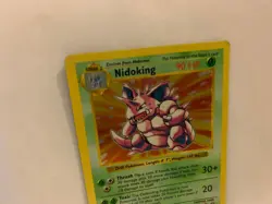 Genuine Nidoking 11/102 Base Set Shadowless Vintage Pokemon Card (2) - Image 3