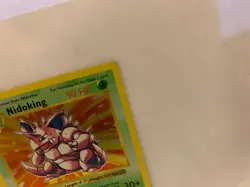 Genuine Nidoking 11/102 Base Set Shadowless Vintage Pokemon Card (2) - Image 4