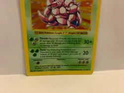 Genuine Nidoking 11/102 Base Set Shadowless Vintage Pokemon Card (2) - Image 5