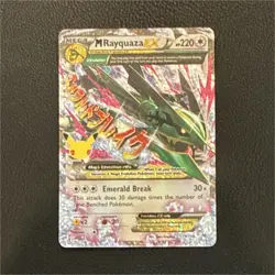 Pokemon TCG M Rayquaza EX MEGA Full Art Holo 76/108 Celebrations 220HP - Image 1