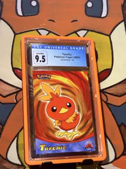 Torchic 82 Pokemon 2003 Topps Advanced CGC Gem Mint 10 (Old Blue Label) - Image 1